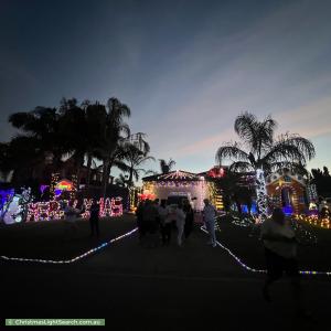 Christmas Light display at  Glenpark Drive, Wonga Park