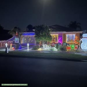 Christmas Light display at 47 Taupo Crescent, Rowville