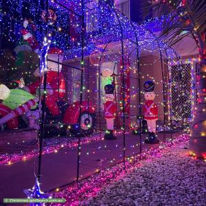 Christmas Light display at 108 Wurundjeri Boulevard, Berwick