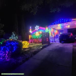 Christmas Light display at 6 Jean Court, Golden Grove