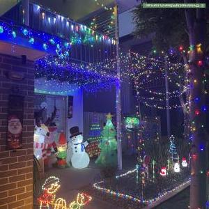 Christmas Light display at 21 Emma Street, Bracken Ridge