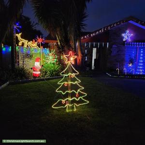 Christmas Light display at 5 Quarrion Drive, Carrum Downs