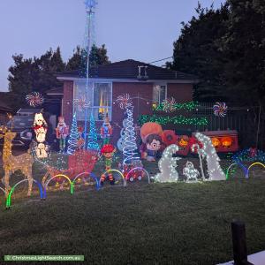 Christmas Light display at 16 Dennis Street, Ermington