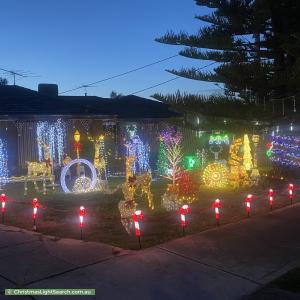Christmas Light display at 47 Betula Avenue, Bundoora