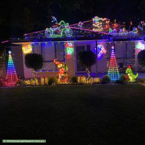 Christmas Light display at 115 President Avenue, Andrews Farm