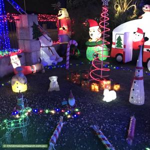 Christmas Light display at 31 Bindoon Loop, Huntingdale