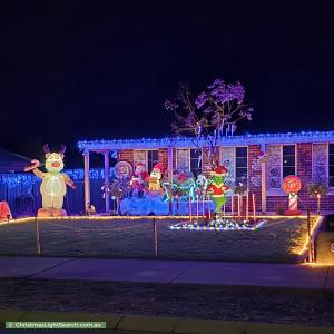Christmas Light display at 28 Tickner Parade, The Vines