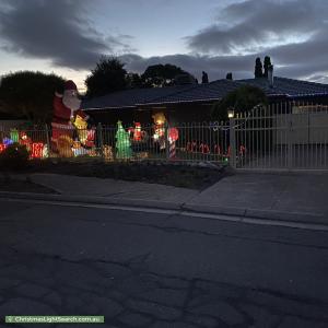 Christmas Light display at 3 Abebe Court, Morphett Vale