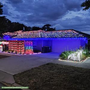 Christmas Light display at 27 Liz ONeill Street, Casey