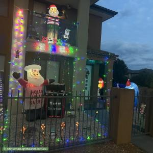 Christmas Light display at 80 Moonlight Avenue, Harrison