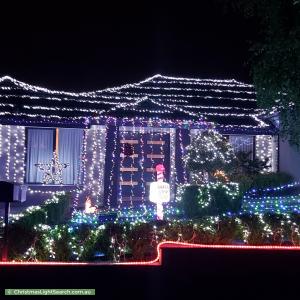 Christmas Light display at 5 Nuraylia Avenue, Croydon