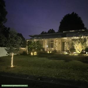 Christmas Light display at 16 Burlock Avenue, Ringwood North