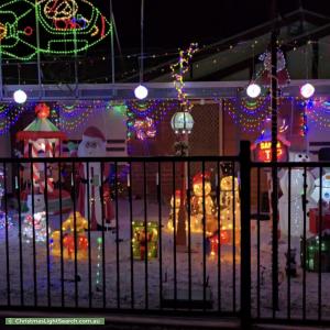 Christmas Light display at 13 Meadows Lane, Davoren Park
