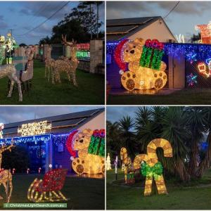 Christmas Light display at 2 Tallagon Court, Deception Bay