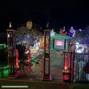 Christmas Light display at 80 Sedgman Crescent, Shalvey