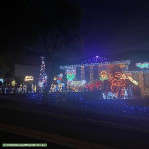 Christmas Light display at 39 Corrimal Avenue, Noarlunga Downs