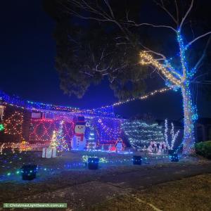 Christmas Light display at 6 Stephen Crescent, Christie Downs