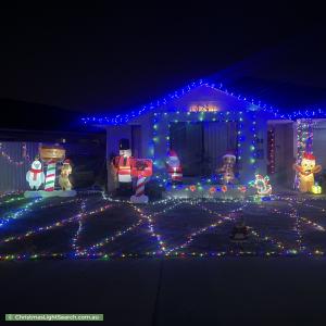 Christmas Light display at 60 Ellinwood Loop, Meadow Springs