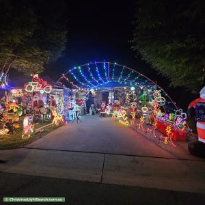 Christmas Light display at 3 Cleggett Street, Forde