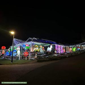 Christmas Light display at 1 Avalon Close, Bellbird Park