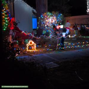 Christmas Light display at 12 Janden Close, Knoxfield