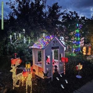 Christmas Light display at 4 Casilda Street, Harrison