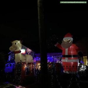 Christmas Light display at 193 Gordon Street, Coburg