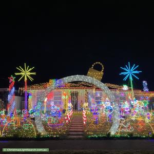 Christmas Light display at 50 Tiparra Avenue, Park Holme
