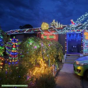 Christmas Light display at 143 Osburn Drive, MacGregor