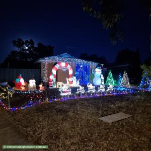Christmas Light display at  Lock Crescent, Pooraka