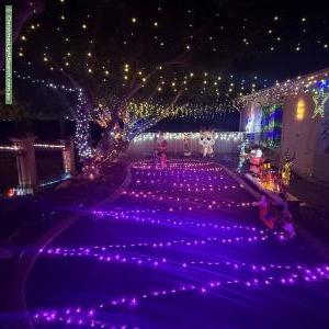 Christmas Light display at 10 Tarana Avenue, Ingle Farm