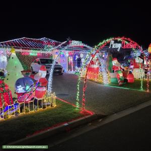 Christmas Light display at 4 Santa Clara Rise, Upper Coomera