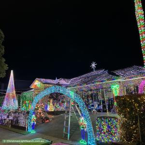 Christmas Light display at 248 South Circuit, Oran Park