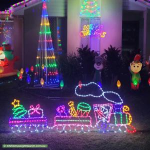 Christmas Light display at 33 Parkvista Circuit, Coomera