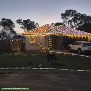 Christmas Light display at 4 Ludlow Court, Mount Low