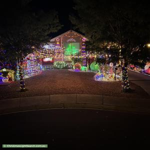 Christmas Light display at 6 Beela Place, Ngunnawal