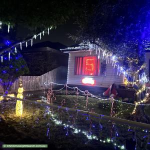 Christmas Light display at 17 Thyra Street, Sunshine