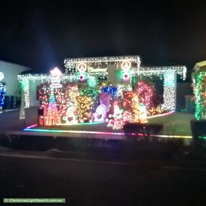 Christmas Light display at 68 Indigo Road, Caloundra West