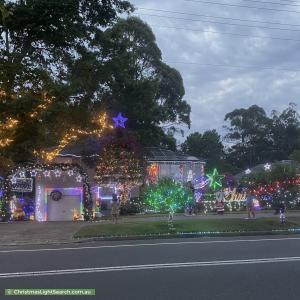 Christmas Light display at 149 Baulkham Hills Road, Baulkham Hills