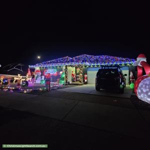 Christmas Light display at 14 Sodersten Street, Taylor