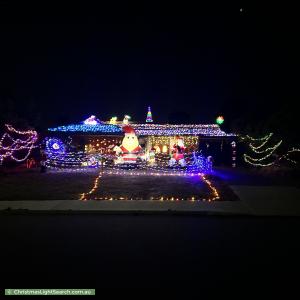 Christmas Light display at 71 Sandpiper Loop, Yangebup