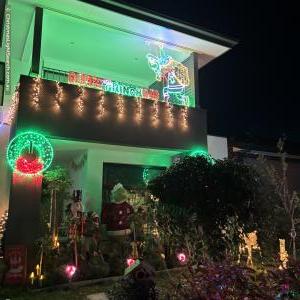 Christmas Light display at  Jorgensen Street, Moncrieff