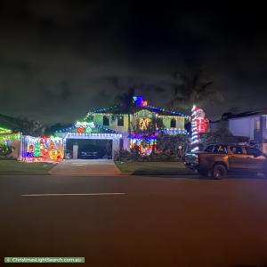 Christmas Light display at 24 Wunburra Circle, Pacific Pines