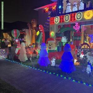 Christmas Light display at 11 Batten Way, Williams Landing