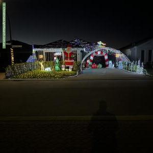 Christmas Light display at 49 Mataro Drive, Dayton