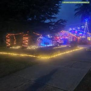 Christmas Light display at 461 Lake Albert Road, Lake Albert