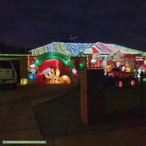 Christmas Light display at 90 Yorktown Road, Elizabeth Park
