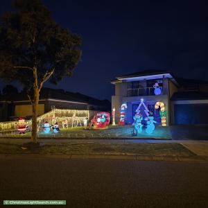 Christmas Light display at 57 Frankland Street, Clyde North