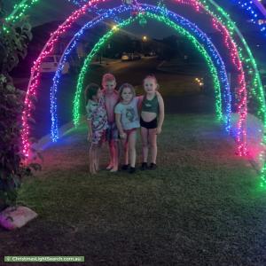 Christmas Light display at 8 Birkdale Street, Colebee