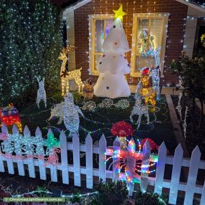 Christmas Light display at 12A Karu Crescent, Mitchell Park